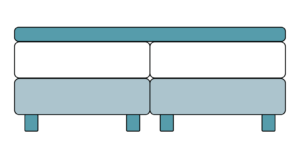 Spleet Tussen Matrassen-Topdekmatras