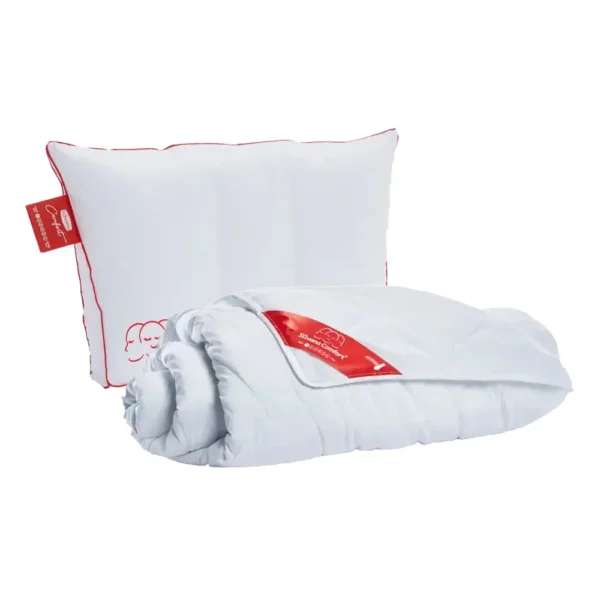 Combideal Silvana comfort rood kussen en dekbed