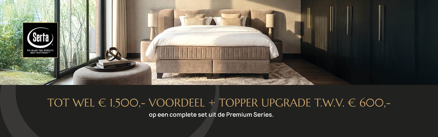 Serta actie banner desktop